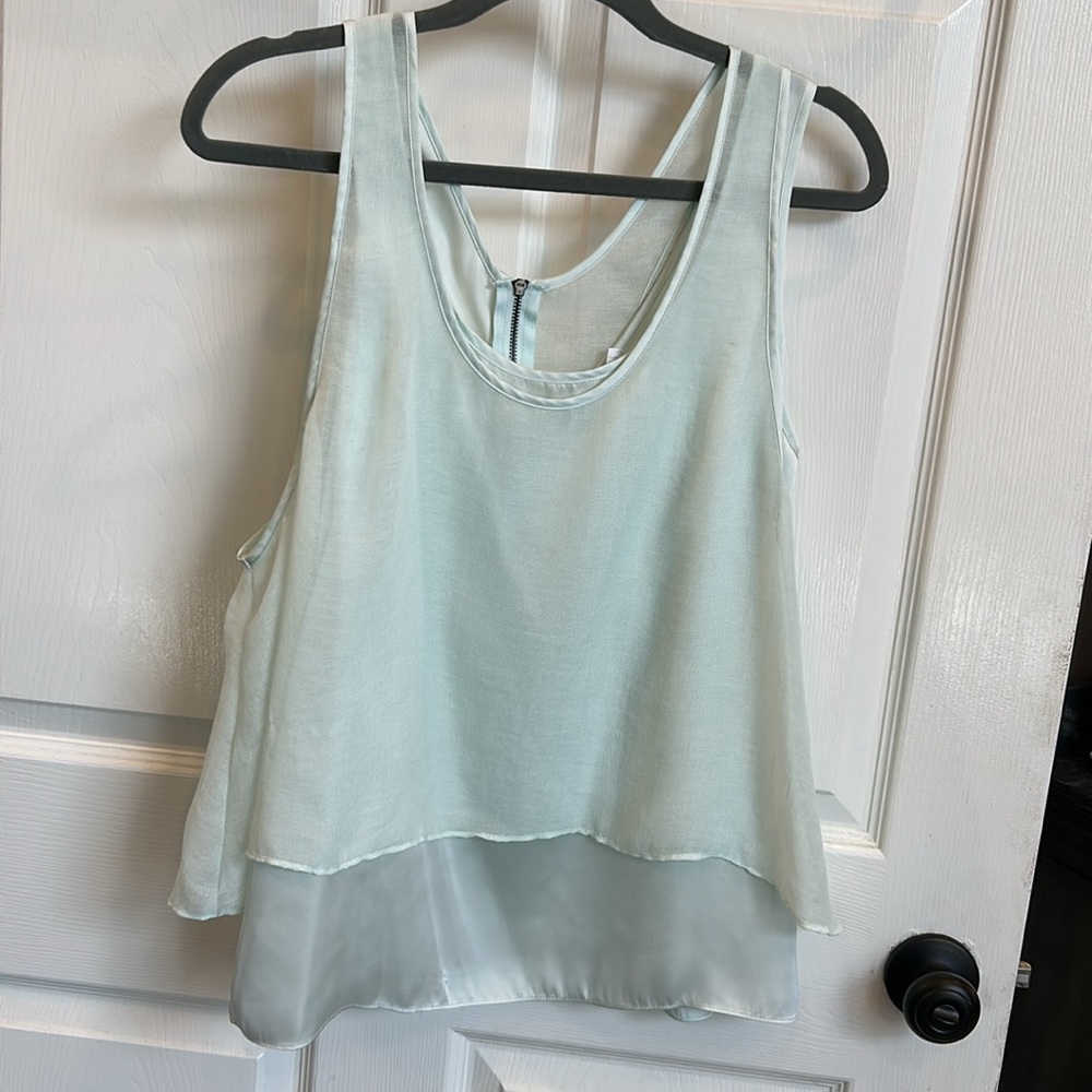 BCBGeneration Double Layer Razor Back Tank Top/ Blouse - Picture 11 of 12